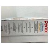 Pyrex Colors Glass Mixing Bowls with Lids (8 Piece Set)