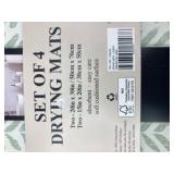 Creative Home Ideas Set of 4 Drying Mats