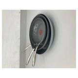 T-Fal Set of Three Non-Stick Frying Pans