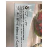 Pyrex Colors Glass Mixing Bowls with Lids (8 Piece Set)