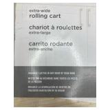 Neat Freak! Extra-Wide Rolling Cart