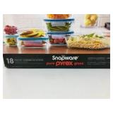 Snapware Pyrex Glass 18 Piece Storage Set