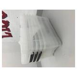 Stackable Clear Storage Containers with Latches