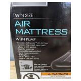 Living Solutions Twin Size Air Mattress with Pump - Brand New