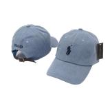 Brand New Polo Ralph Lauren Unisex Light Blue Baseball Style Cap Adult Hat OSFM *I