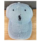 Brand New Polo Ralph Lauren Unisex Light Blue Baseball Style Cap Adult Hat OSFM *I