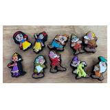 10 Brand New Snow White and the Seven Dwarfs Croc Charms
