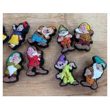 10 Brand New Snow White and the Seven Dwarfs Croc Charms