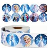 500 Count Roll of Disney Frozen Stickers - Brand New
