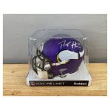 Percy Harvin and Stefon Diggs Autographed Minnesota Vikings NFL Football Mini Helmet *I
