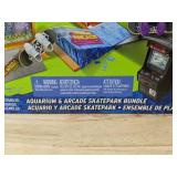 Hot Wheels Skate Tony Hawk Aquarium & Arcade Skatepark Bundle - Brand New