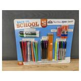 Back to School Essentials 42-Piece Stationery Set - Brand New