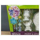 Disney Stitch Paint & Style Jumbo Craft Set - 5 Figurines, Paint, Glitter - Brand New