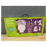 Disney Stitch Paint & Style Jumbo Craft Set - 5 Figurines, Paint, Glitter - Brand New