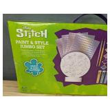 Disney Stitch Paint & Style Jumbo Craft Set - 5 Figurines, Paint, Glitter - Brand New