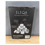 12 ELEQA Magnetic Stainless Steel Spice Jars - Brand New