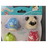 5 Squishmallows Squishy Stickers - Brand New