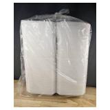 Hefty Supreme 1 Compartment Hinged Lid Containers, 125 count - Brand New