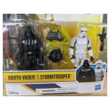 Disney Star Wars Darth Vader & Stormtrooper Figures - Brand New *A