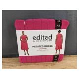 Edited by Remi Bader Pleated Dress 4X Pink - Brand New