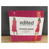Edited by Remi Bader Pleated Dress XS Pink - Brand New