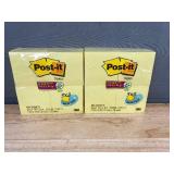 2 Post-it Notes: Super Sticky 3x3 Value Pack $38 Retail - Brand New