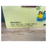 2 Post-it Notes: Super Sticky 3x3 Value Pack $38 Retail - Brand New