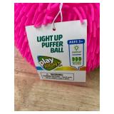 4 Play Right Light Up Puffer Balls - Brand New