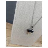 Heart Locket Necklace, Silver Tone, 20-Inch Chain - Brand New