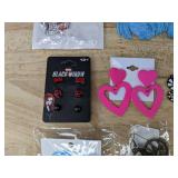 13 Pairs Fashion Assorted Pierced Earrings - Brand New