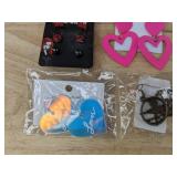 13 Pairs Fashion Assorted Pierced Earrings - Brand New