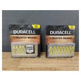 32 Hearing Aid Batteries: Duracell DA10B16ZM Size 10 $38 Retail - Brand New