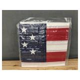 Union Strong Yard Flag 12.5" x 19" & American Flag Pole Sleeve 2.5