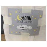 Moon and Stars Bath Robe Size 2-3T - Brand New