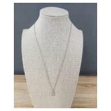 Pavoi 14K Gold Plated Necklace, Reversible Pendant, 18-Inch - Brand New