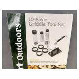 Cuisinart Outdoors 10-Piece Griddle Tool Set - Brand New