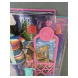 2 Barbie Life in the City Cafe Playsets - Brand New *A