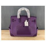 Purple Handbag with Front Pocket - New *A