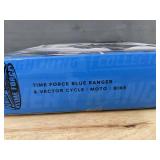 Power Rangers Time Force Blue Ranger & Vector Cycle - Brand New