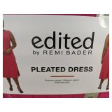 Edited by Remi Bader Pleated Dress Pink XL - Brand New