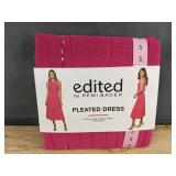 Edited by Remi Bader Pleated Dress Size S Pink - Brand New