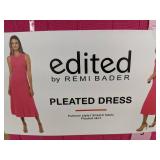Edited by Remi Bader Pleated Dress Size S Pink - Brand New