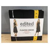 Edited by Remi Bader Pleated Dress Size M, Black - Brand New