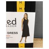 Edited by Remi Bader Pleated Dress Size M, Black - Brand New