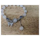 Bracelet - Grey Moonlight Glass Cat