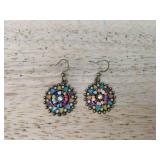 Brand New Multicolor Necklace & Earrings Set - 18-Inch Necklace - Brand New *P