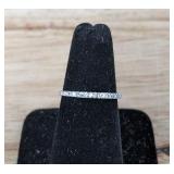 Moissanite 925 Sterling Silver, 0.3 total CT, Size 6.5 Ring - Brand New