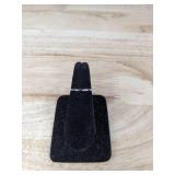 Moissanite 925 Sterling Silver, 0.3 total CT, Size 6.5 Ring - Brand New