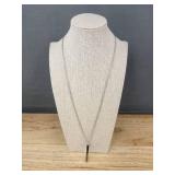 19-in Gold-Tone Bead Necklace & 26-in Silver I Love You 3000 Pendant Necklace - Brand New