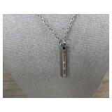 19-in Gold-Tone Bead Necklace & 26-in Silver I Love You 3000 Pendant Necklace - Brand New